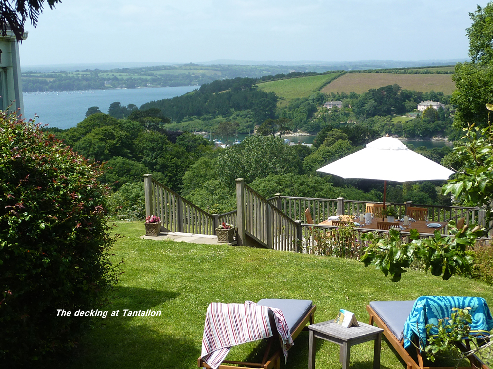 The decking, lazing in the afternoon