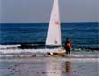 Sailing from Carne beach