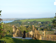 View from terrace at Tantallon