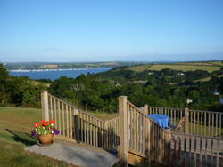 The view from the terrace